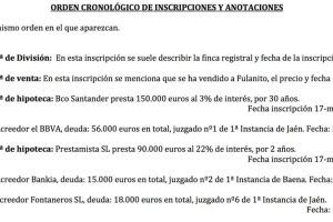 subasta cargas anteriores y posteriores