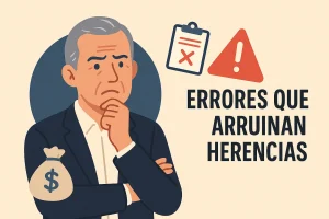 errores que arruinan herencias
