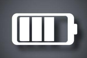 Vector battery icon