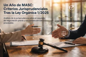 MASC Ley Orgánica 1/2025 jurisprudencia